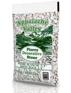 Pierre blanche 3/4"