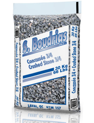 Pierre concassée 3/4"