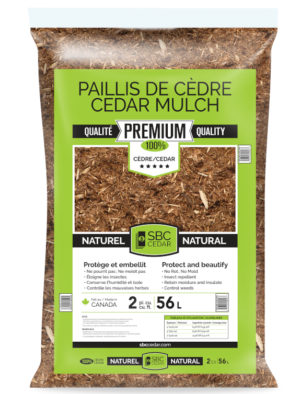 Paillis de cèdre naturelle