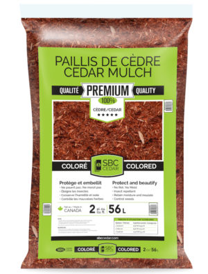Paillis de cèdre rouge